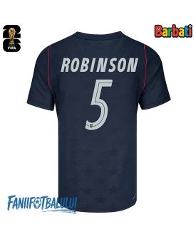 Statele Unite Antonee Robinson #5 Tricou Fotbal Replică Mondial 2026 Barbati Deplasare Statele Unite Antonee Robinson #5 Tricou Fotbal Replică Mondial 2026 Barbati Deplasare